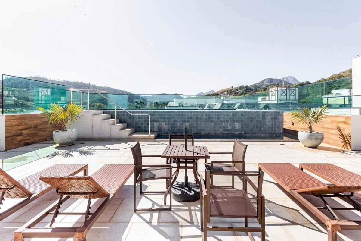 Apto Itaipava, Piscina Borda Infinita, Montanha Petrópolis Kültér fotó